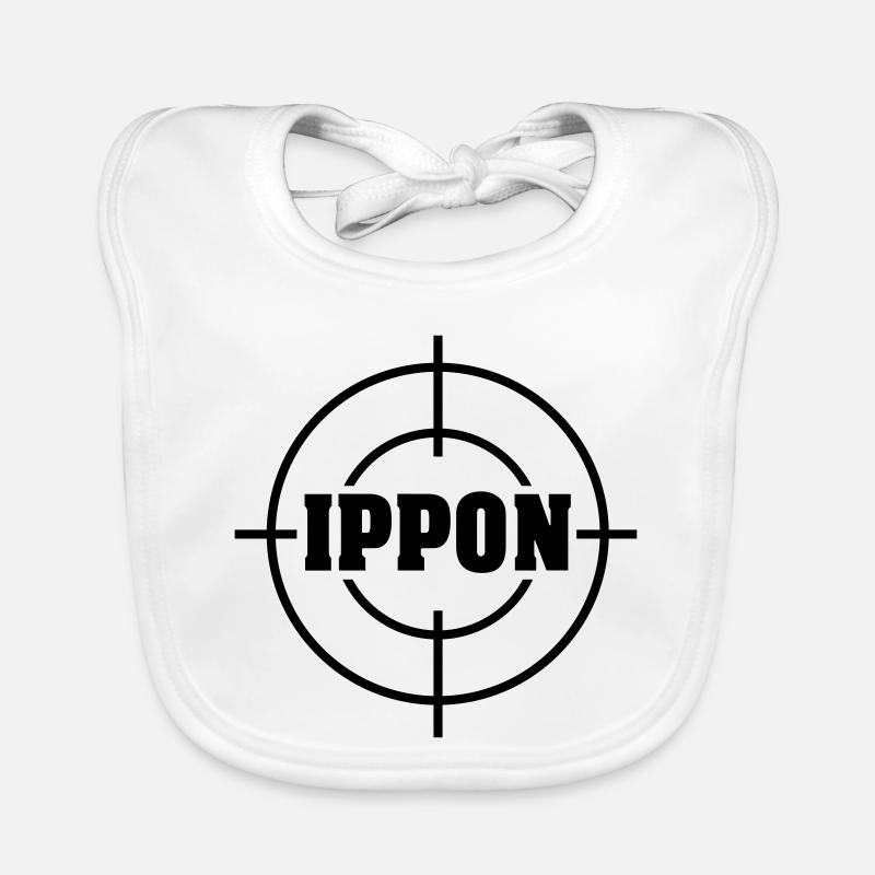 Target Ippon Judo Vektor Baby Bio-Lätzchen