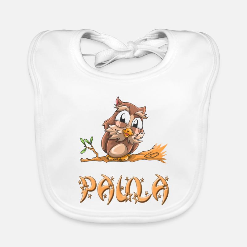 Eule Paula Baby Bio-Lätzchen