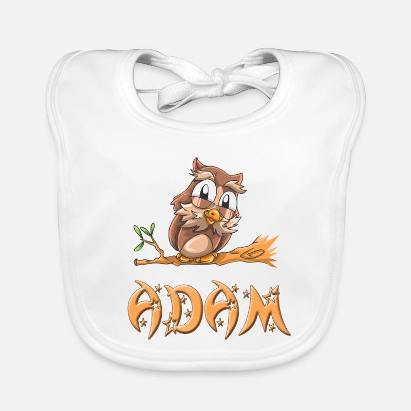 Eule Adam Baby Bio-Lätzchen