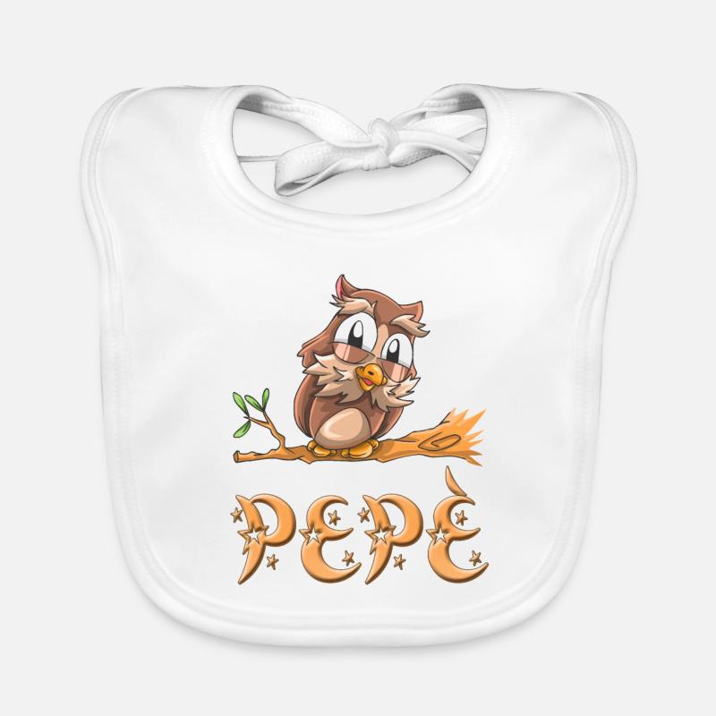 Eule Pepè Baby Bio-Lätzchen