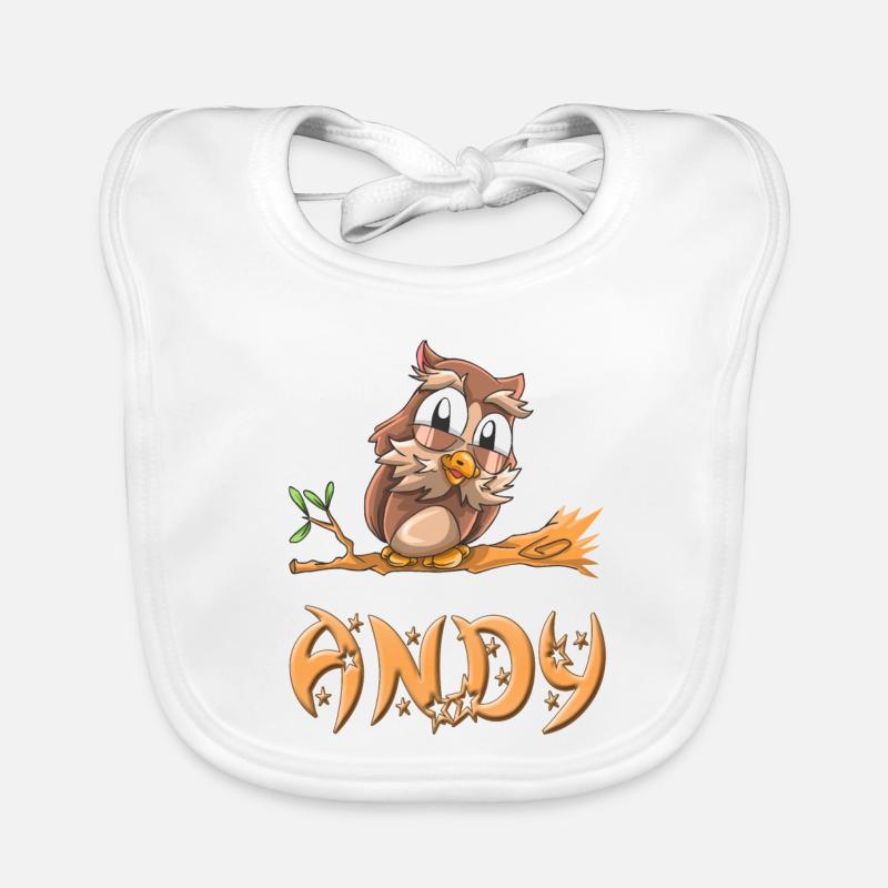 Eule Andy Baby Bio-Lätzchen