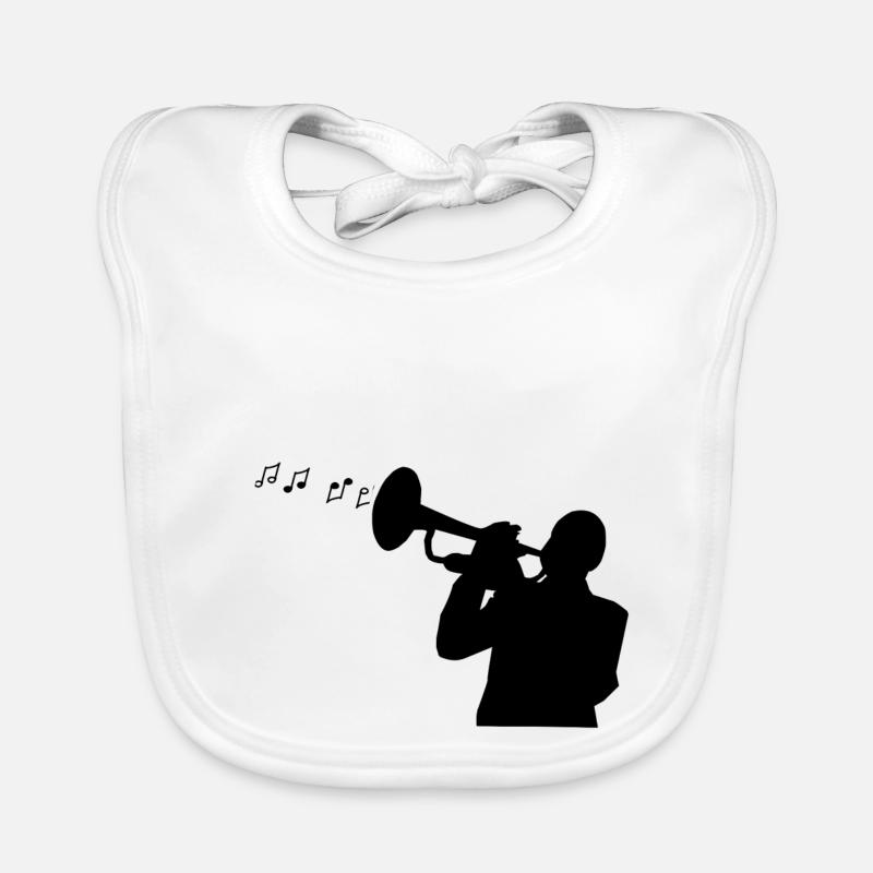 musique jazz Bavoir bio Bébé