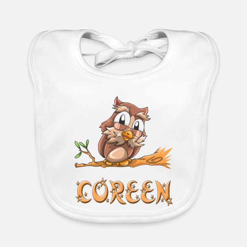 Eule Coreen Bavoir bio Bébé