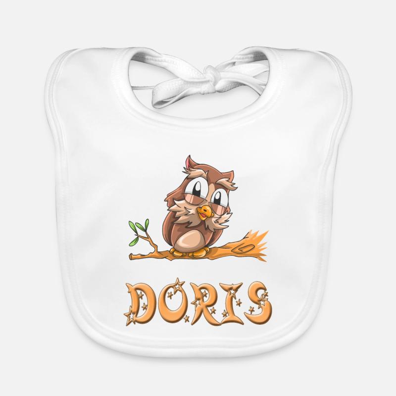 Eule Doris Baby Bio-Lätzchen