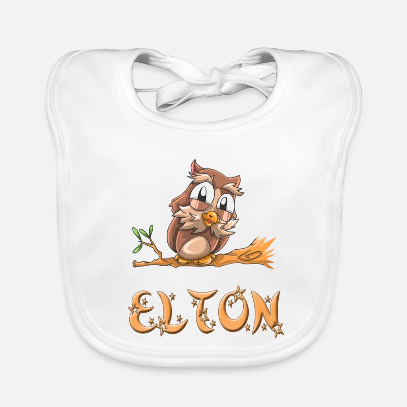 Eule Elton Baby Bio-Lätzchen