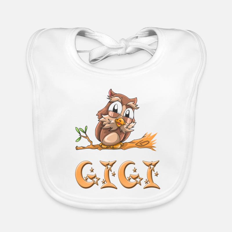Chouette Gigi Bavoir bio Bébé