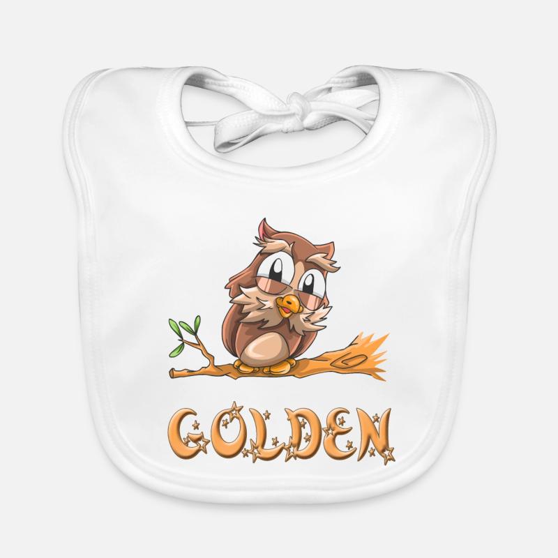Golden owl Organic Baby Bibs