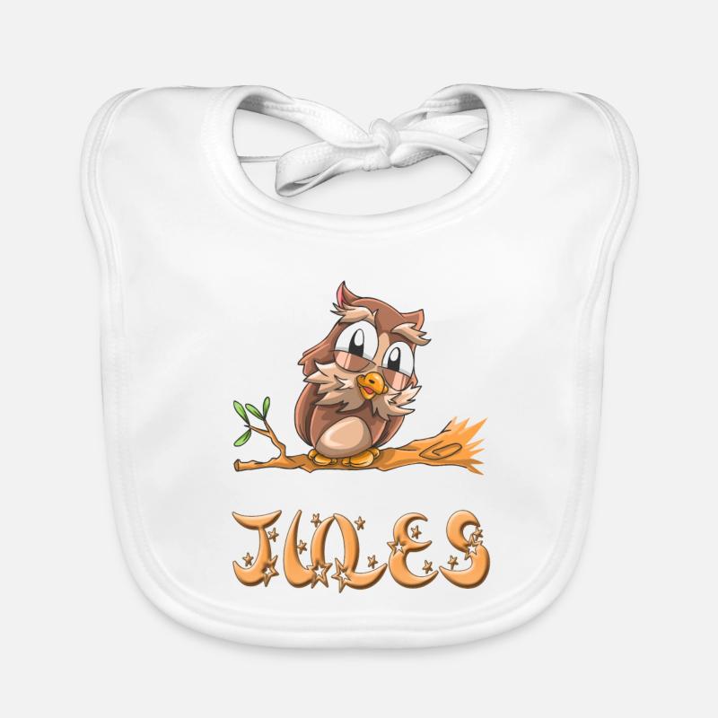 Eule Jules Baby Bio-Lätzchen