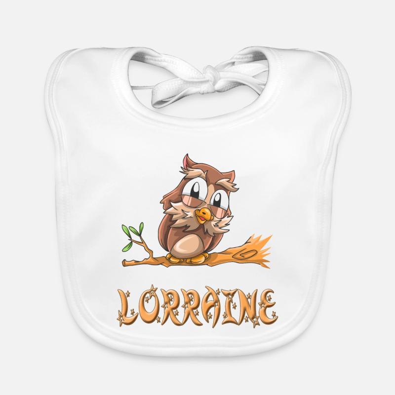 Eule Lorraine Baby Bio-Lätzchen