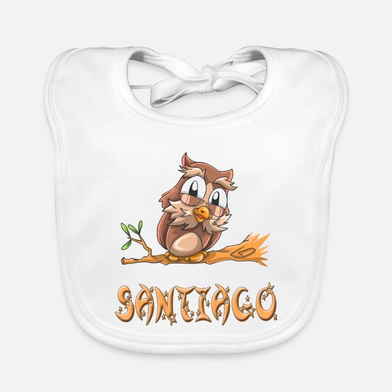 Eule Santiago Baby Bio-Lätzchen