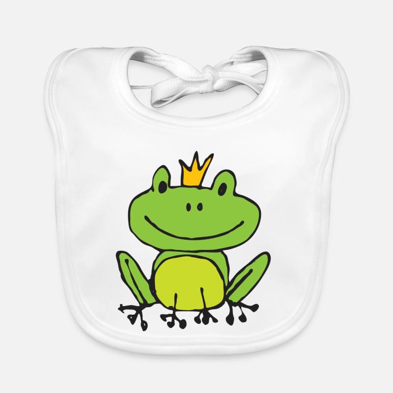 Frosch oder Prinz? Baby Bio-Lätzchen