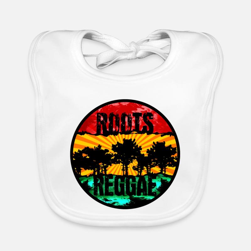 Reggae Roots Sunset Design Bavoir bio Bébé