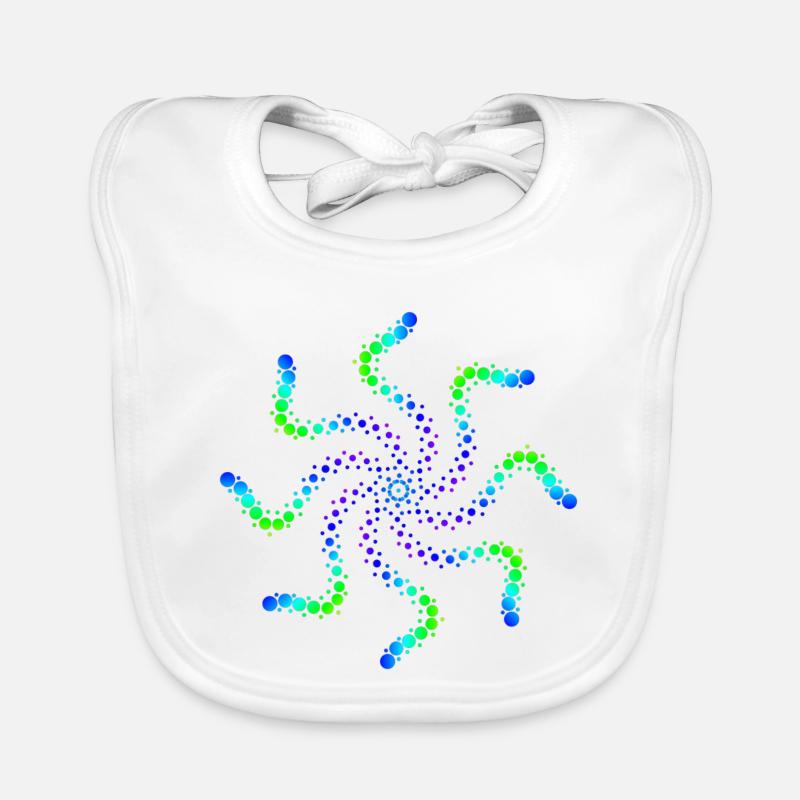 Psychedelisch Baby Bio-Lätzchen