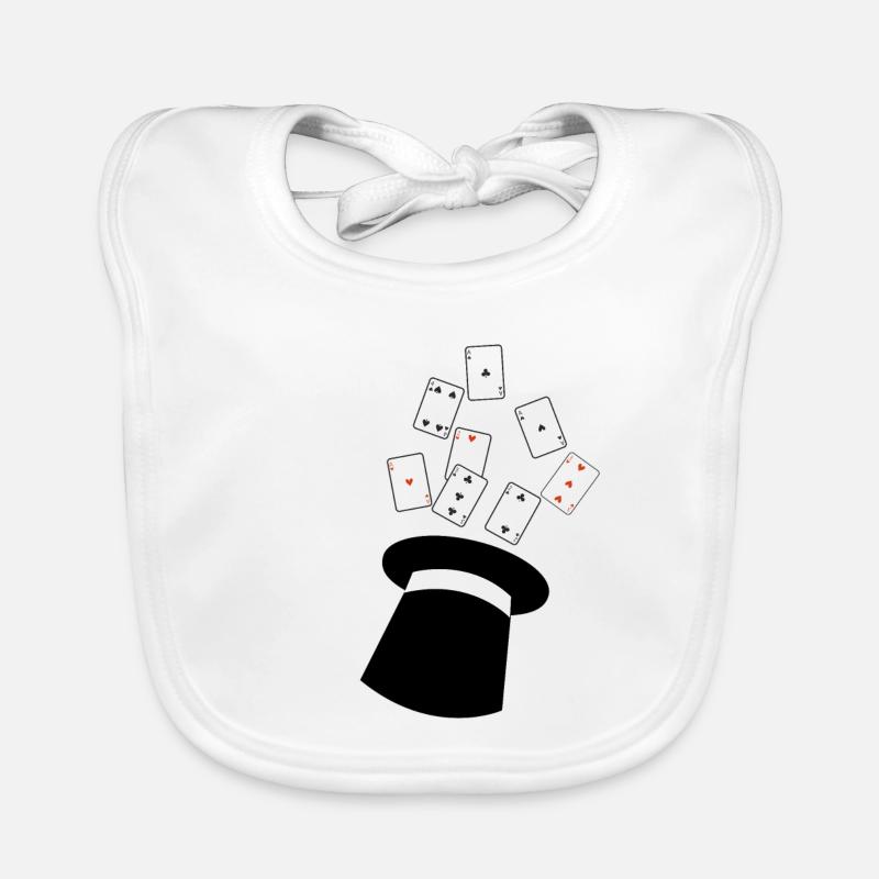 Magician magic show magic hat Organic Baby Bibs