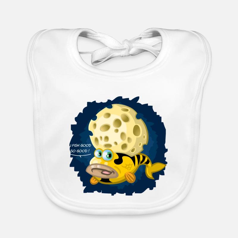 Funky fish Organic Baby Bibs