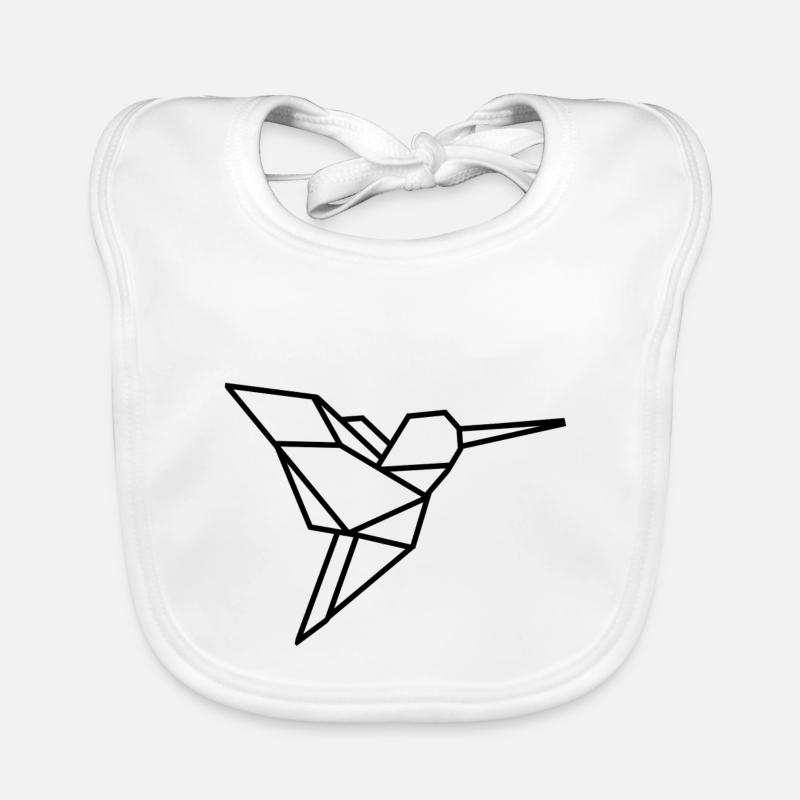 Bird origami Organic Baby Bibs