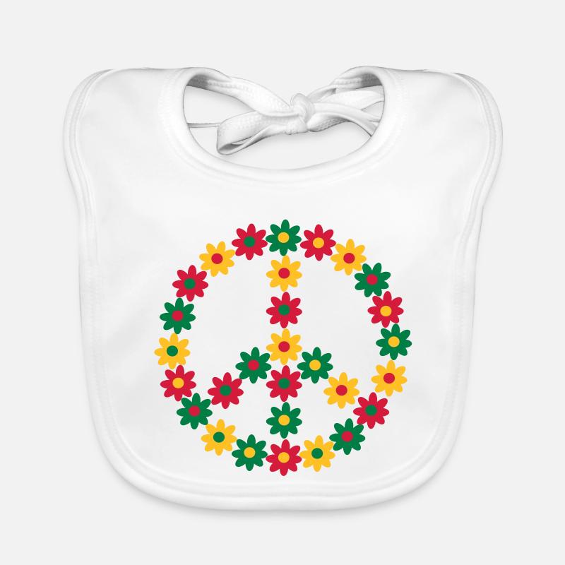 Rasta & Peace Organic Baby Bibs