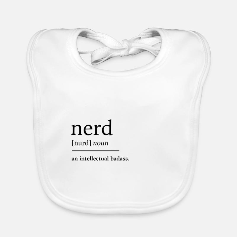 Streber Nerd Baby Bio-Lätzchen