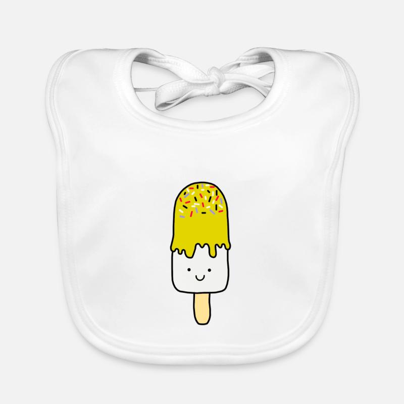 Eiscreme Eis Essen Baby Bio-Lätzchen