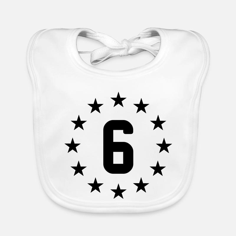 Sechsten Geburtstag Baby Bio-Lätzchen