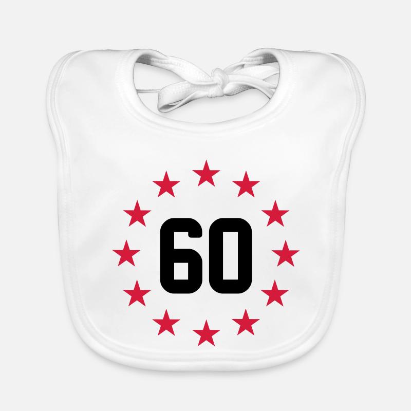 Sechzigsten Geburtstag Baby Bio-Lätzchen