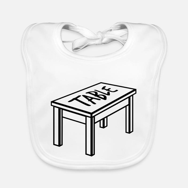 Table carpenter dining table working table furniture Organic Baby Bibs