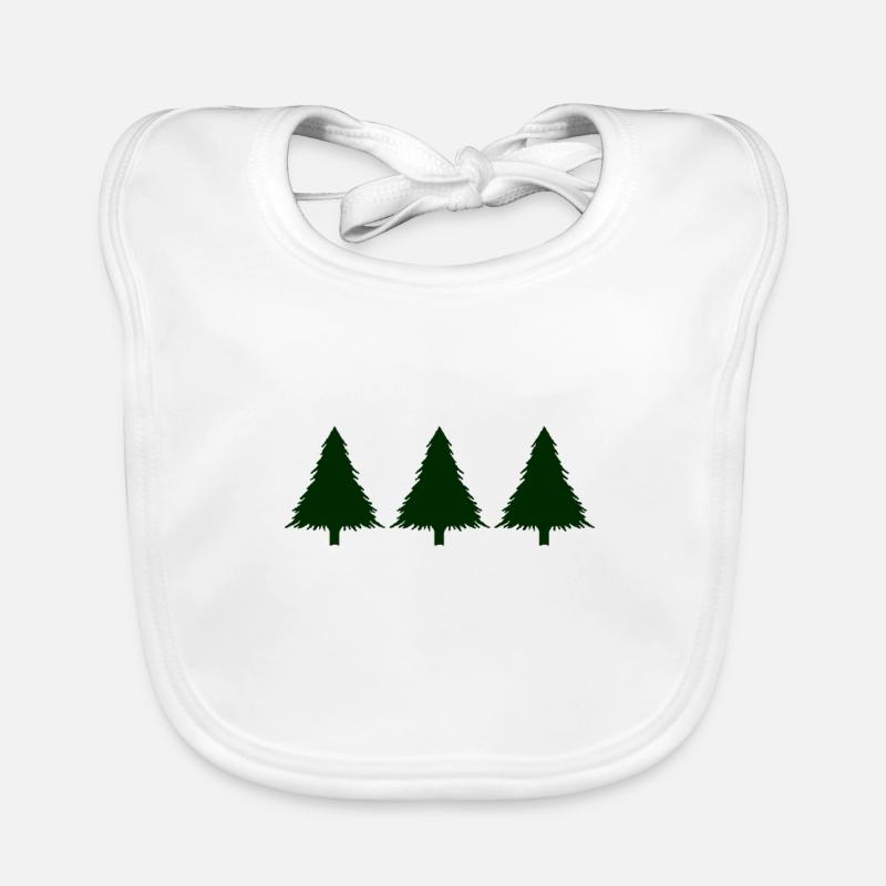 Tannenbaum Baby Bio-Lätzchen