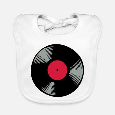 Vinyl record Bavaglino ecologico per neonato