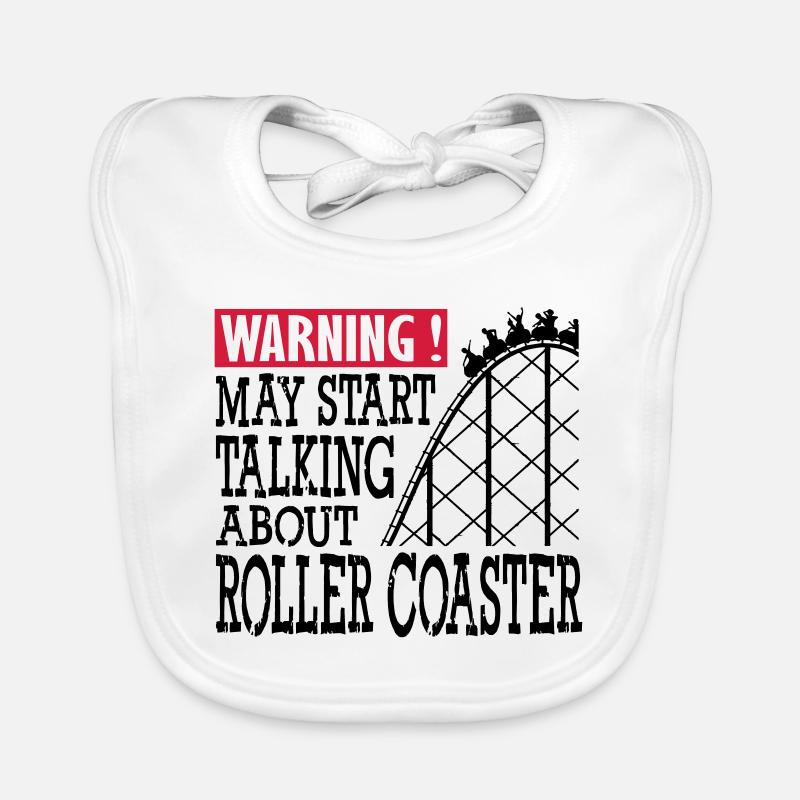 My Start Talking Abaout Roller Coaster Organic Baby Bibs