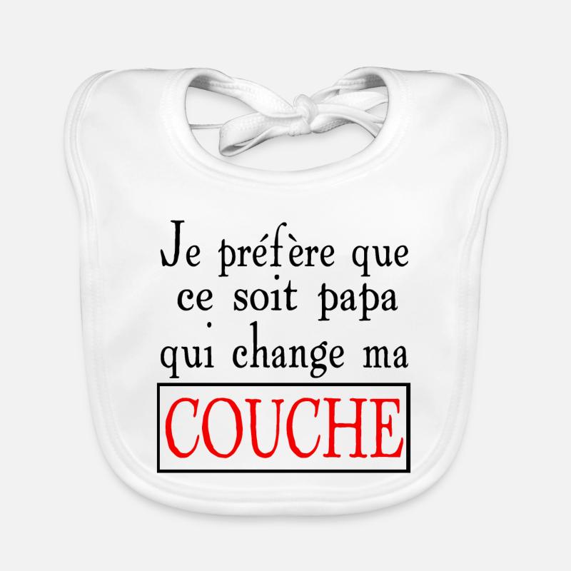 Design Sauvage avec Motif Éclaté Bavoir bio Bébé
