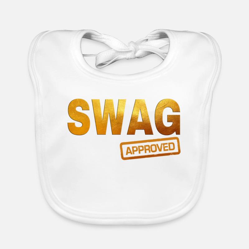 Conception de typographie rétro audacieuse Bavoir bio Bébé