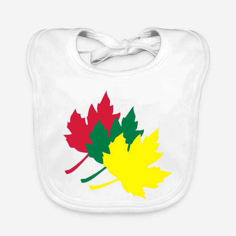 maple leaf Organic Baby Bibs