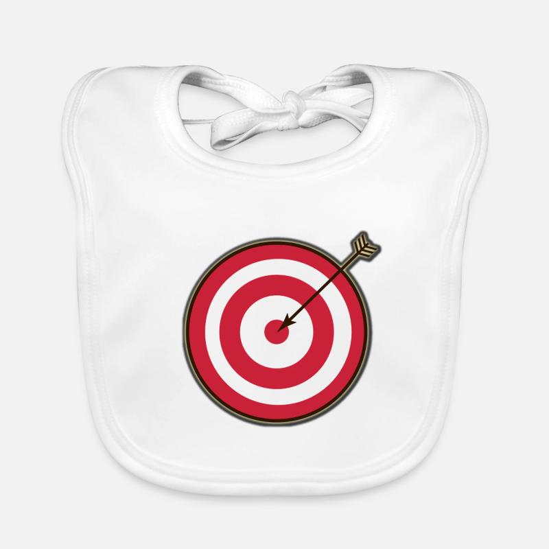 Target Arrow Hit Organic Baby Bibs