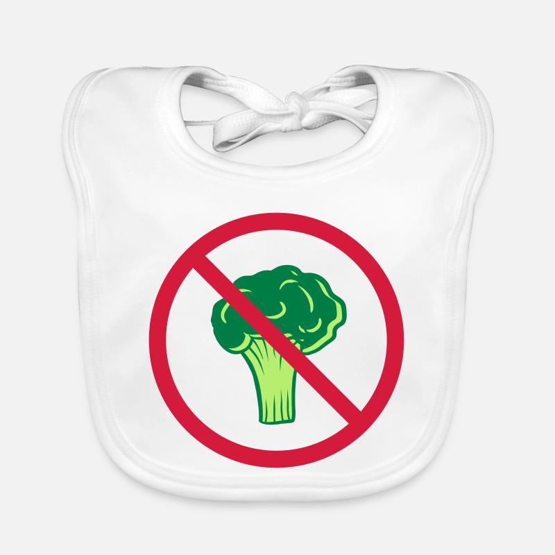 no broccoli prohibited shield zone healthy vitamins Organic Baby Bibs
