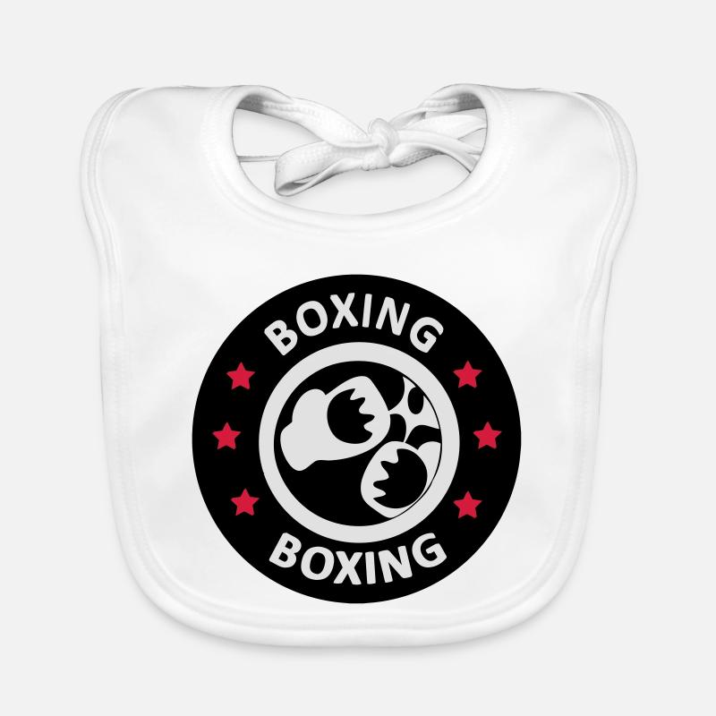 Boxing Bavoir bio Bébé