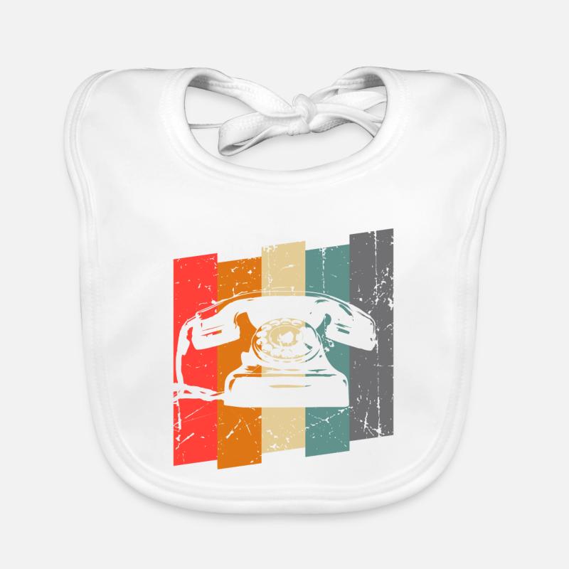 Telefon Baby Bio-Lätzchen