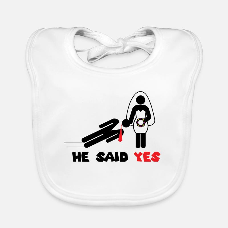 Bachelor Party Funny saying humor wedding Organic Baby Bibs