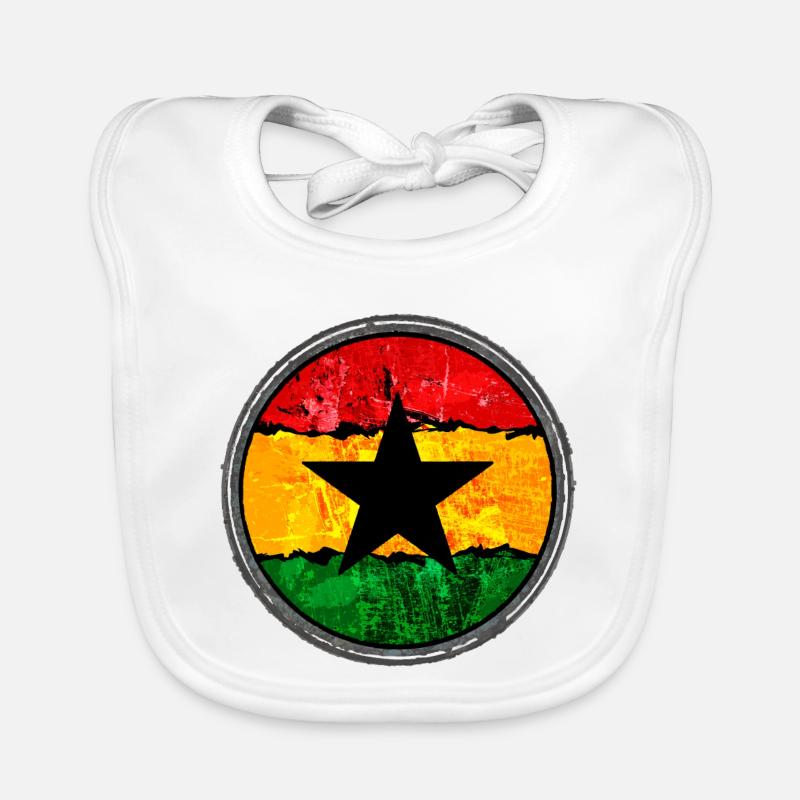 Rasta avec l’étoile Bavoir bio Bébé