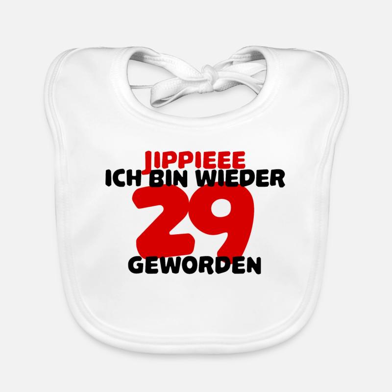 Twenty-nine 29th Birthday Congratulations Organic Baby Bibs