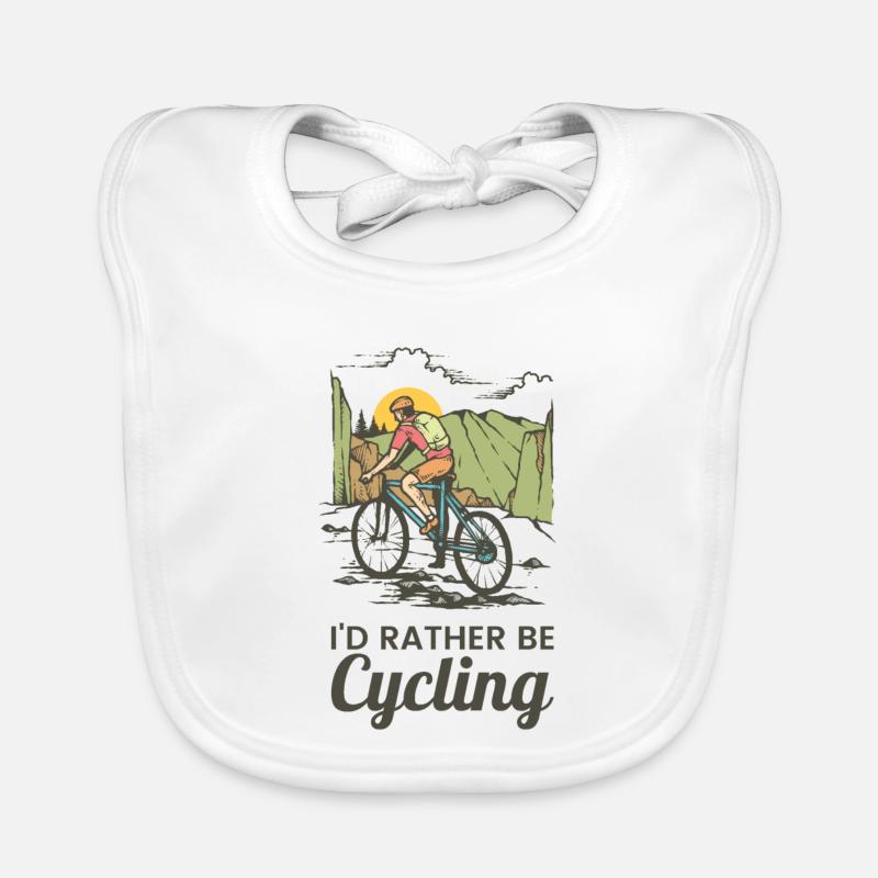 Faire du vélo Bavoir bio Bébé