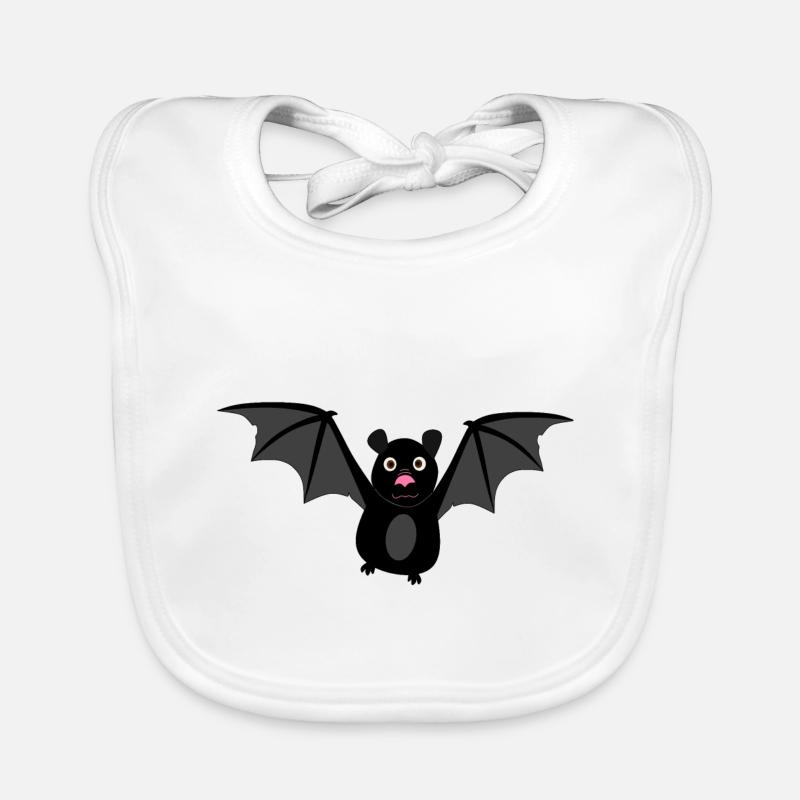 Fledermaus Halloween Vampir Bat Baby Bio-Lätzchen
