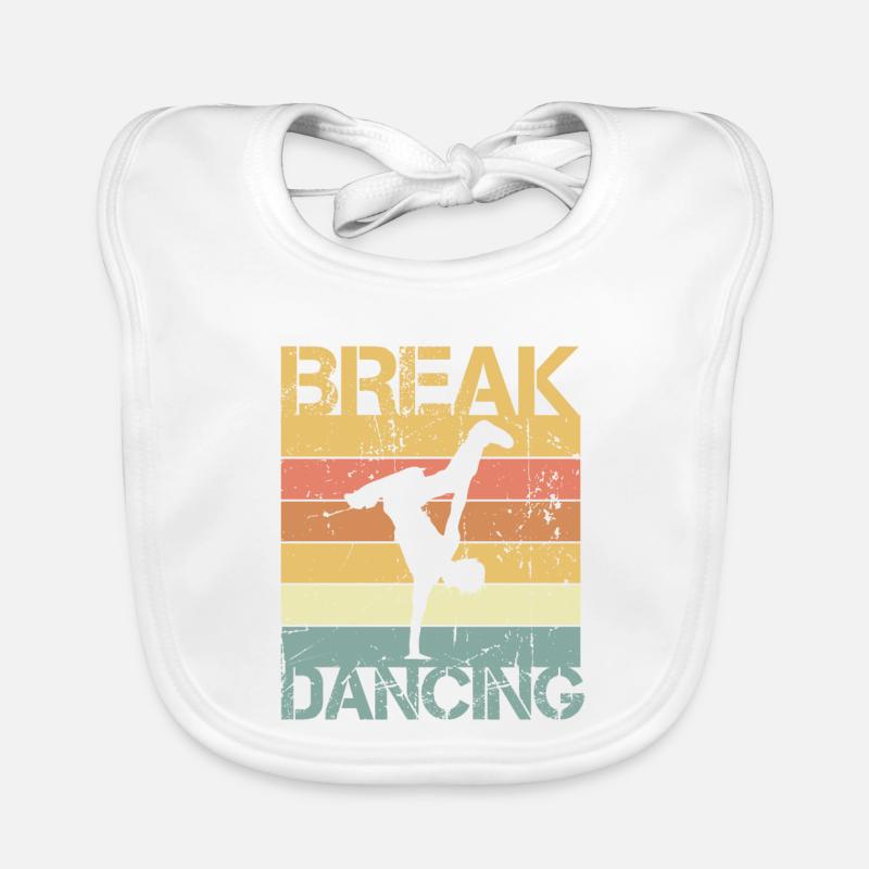 Breakdance Organic Baby Bibs