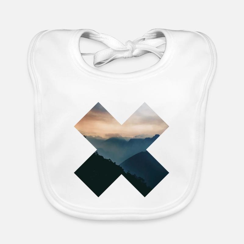 X - Berge Baby Bio-Lätzchen