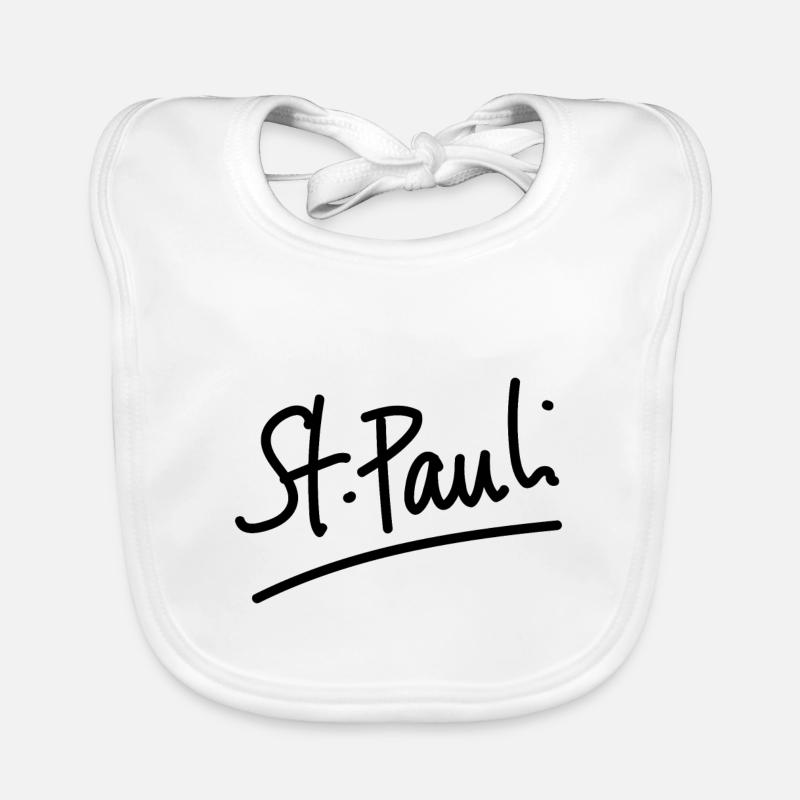 St. Pauli - écriture Bavoir bio Bébé