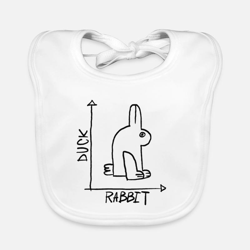 Ente oder Hase Baby Bio-Lätzchen
