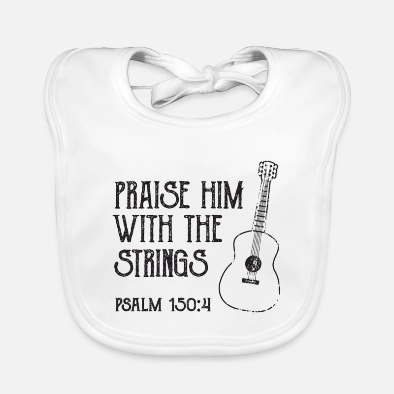Guitariste disant Bavoir bio Bébé