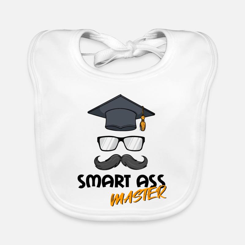 Master Diploma School leaving examination passed Organic Baby Bibs