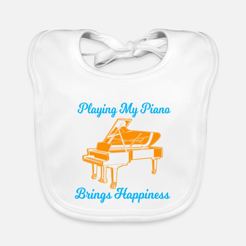 Pianiste Bavoir bio Bébé
