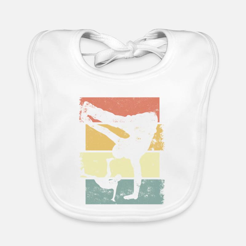 Breakdance Organic Baby Bibs