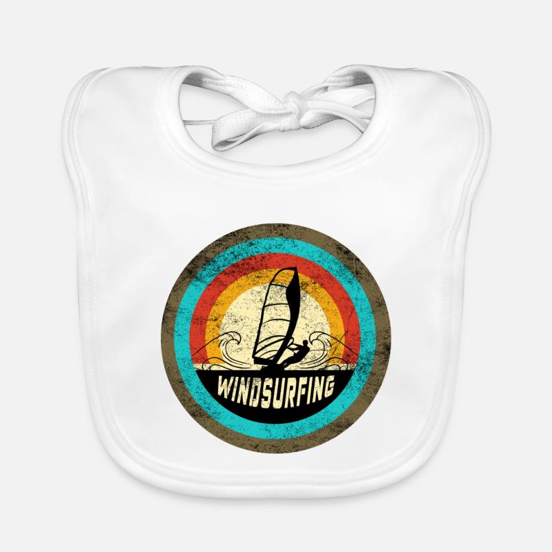 Conception de planche à voile Bavoir bio Bébé